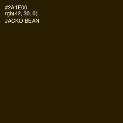 #2A1E00 - Jacko Bean Color Image